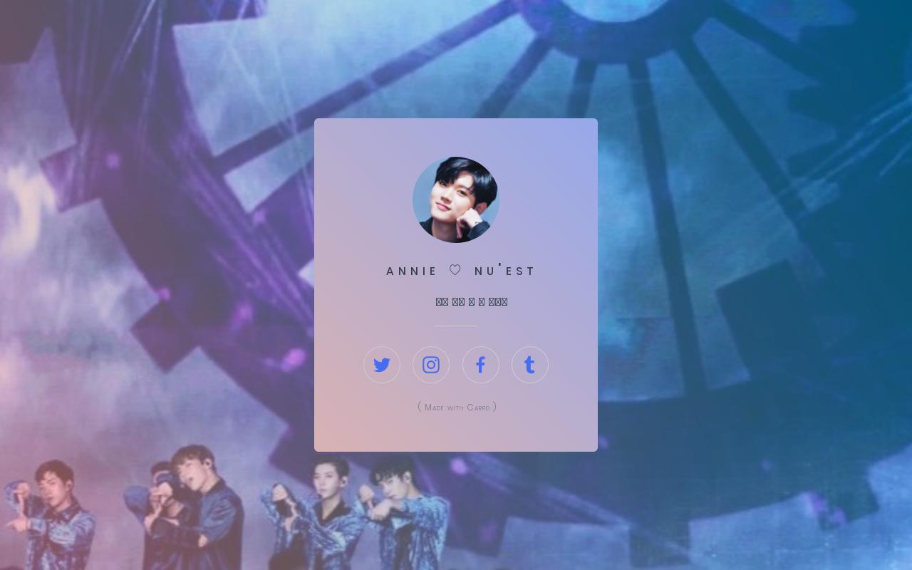 Carrd profile picture for @jong